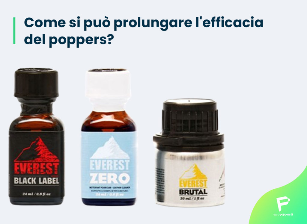 prolungare efficacia poppers